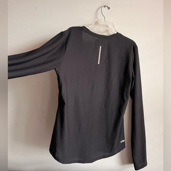 Reebok athletic black womens mesh layering long sleeve tshirt - Picture 5 of 9